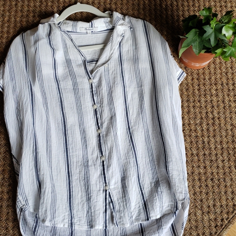 Madewell Striped Central Parkman Shirt